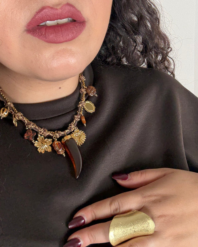 Collana Miele con Charms