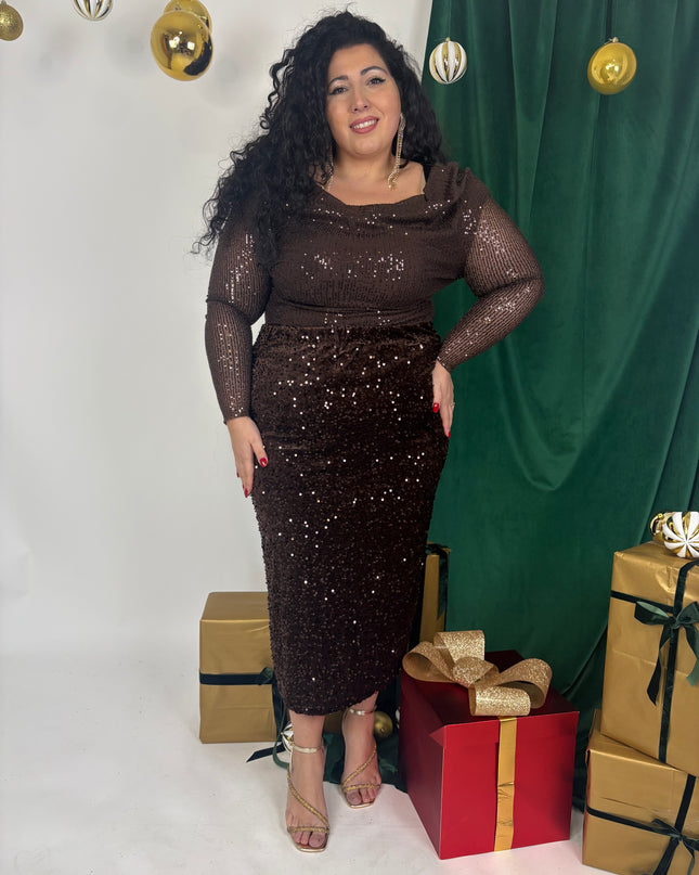 Gonna Rossella Paiette