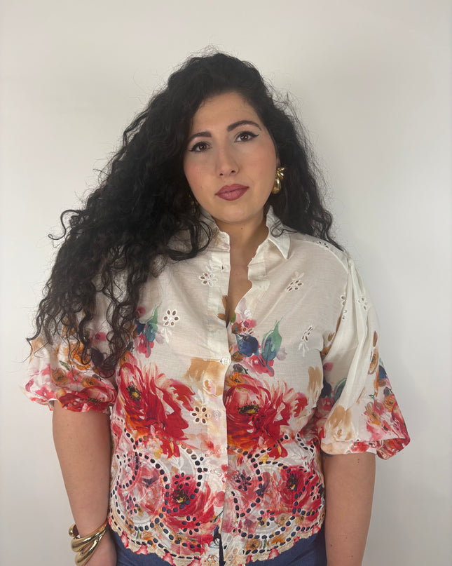 Camicia 100% cotone Peony