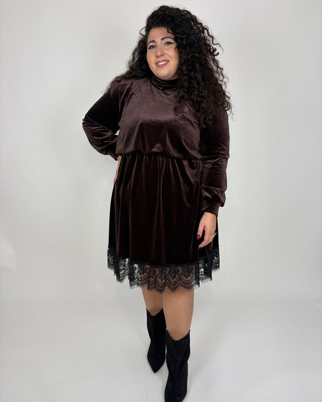 Abito Flora con Spalline e Merletto