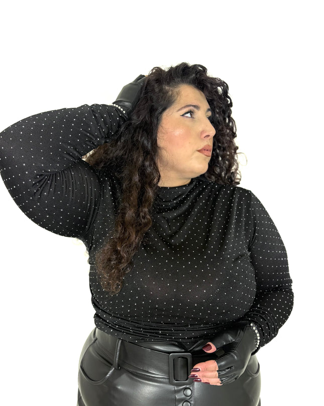 Maglia Brillantinata