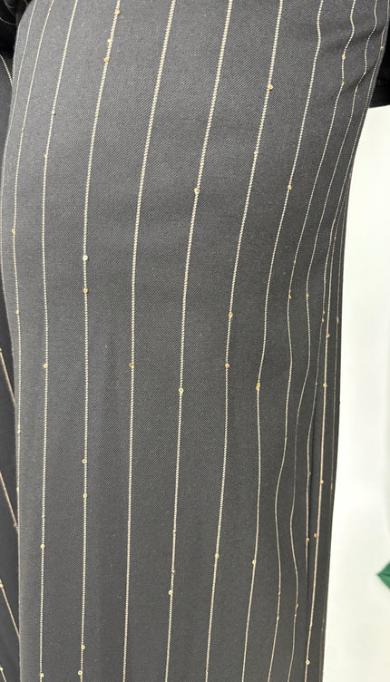 Pantalone Gessato in Oro