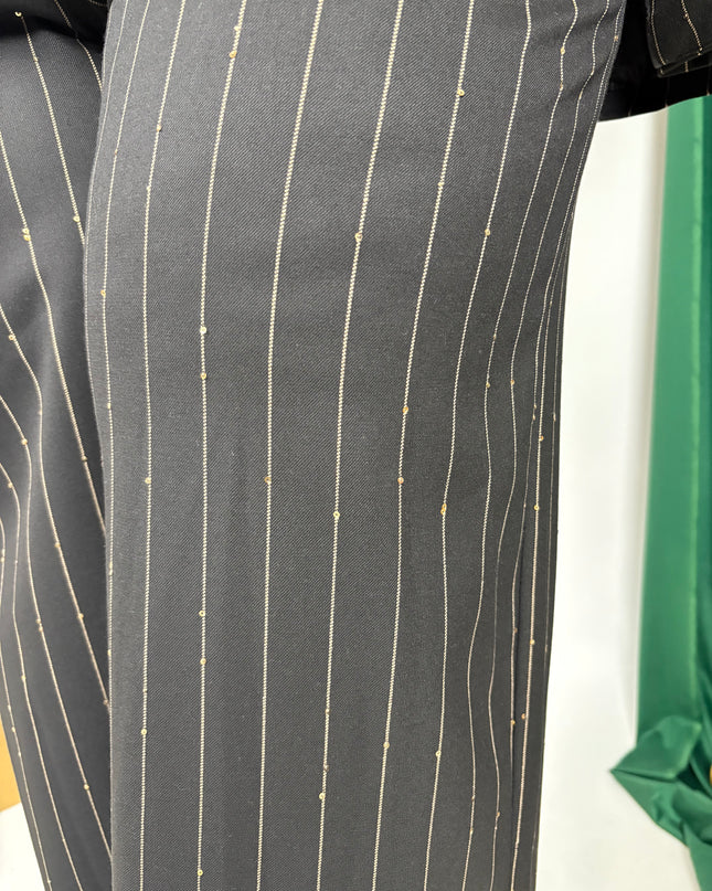 Pantalone Gessato in Oro