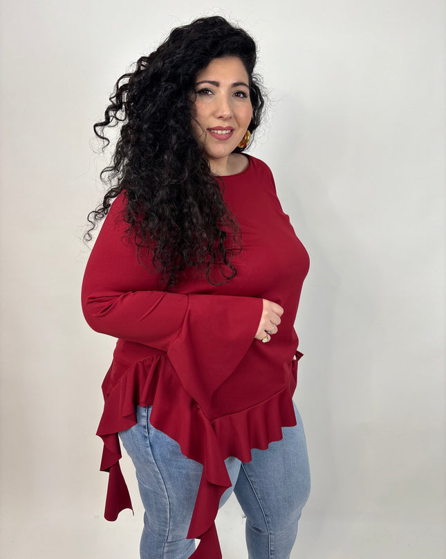 Maglia Rouches Trasversale