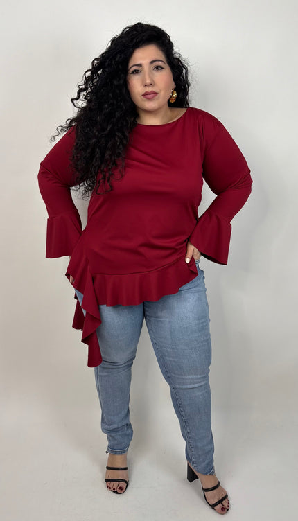 Maglia Rouches Trasversale