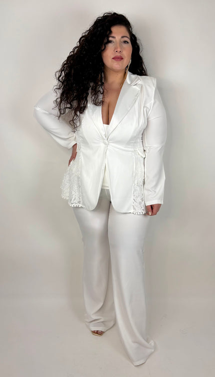 Tailleur Malika White