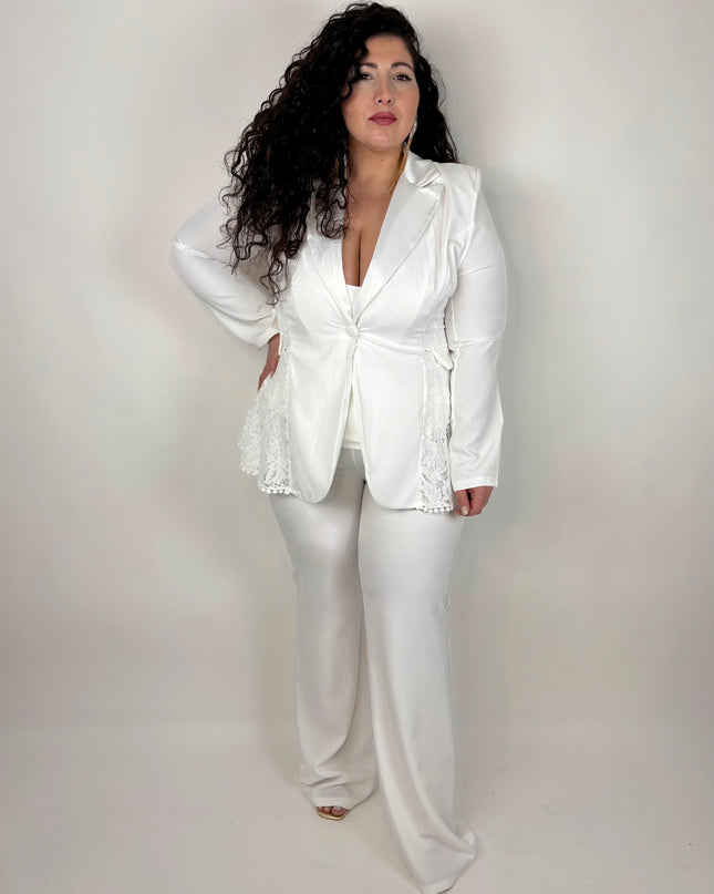 Tailleur Malika White