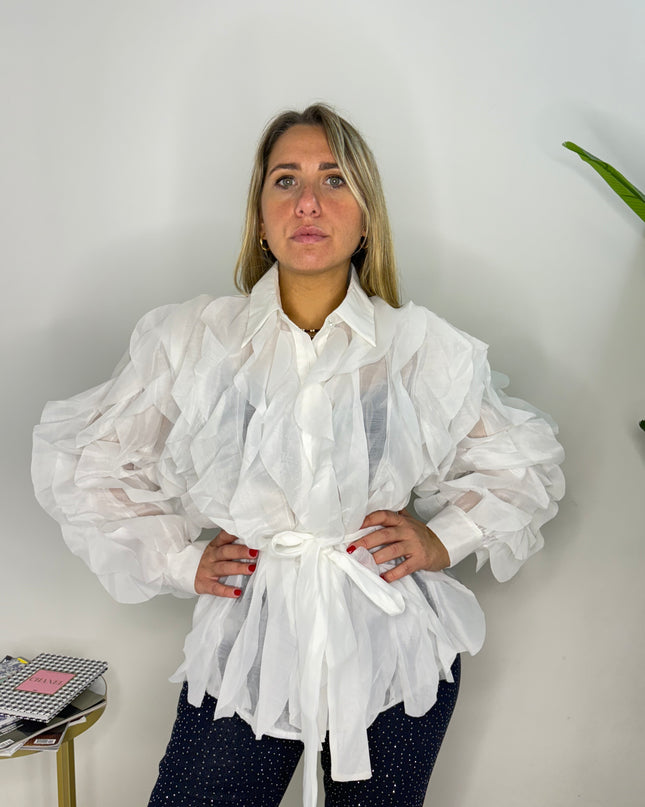 Camicia simil Organza Inid