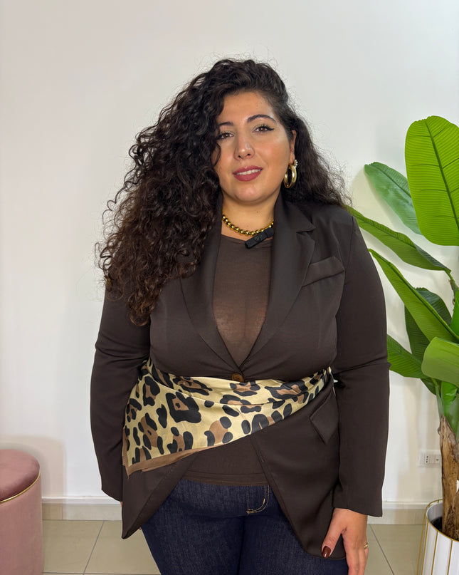 Foulard Leopard maxi