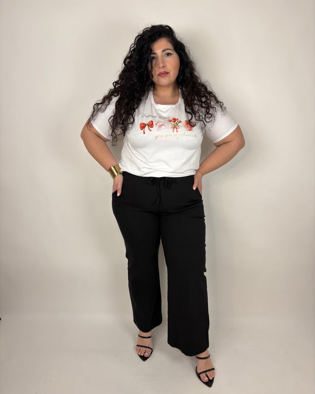 T-Shirt Welcome Spring 100% Cotone