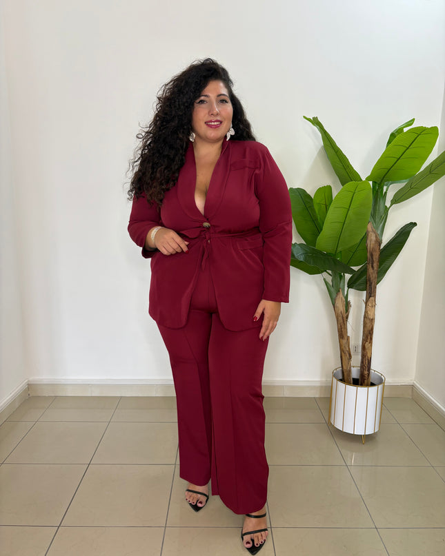 Tailleur Barbara Bordeaux