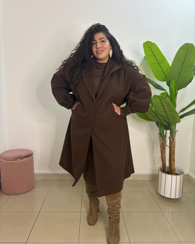 Cappotto Lungo UniBallon Brown