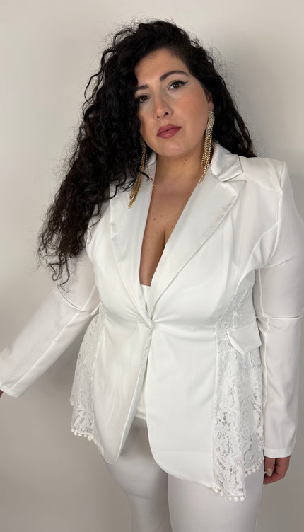 Tailleur Malika White