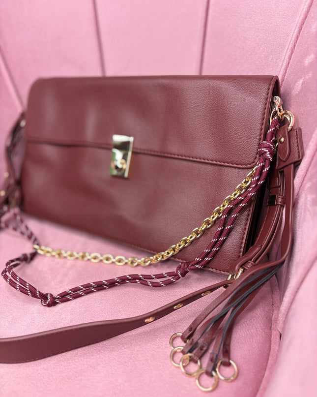Borsa Lilly Charms Bordeaux