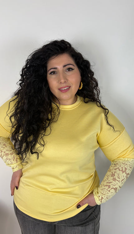 Maglia Linda con merletto