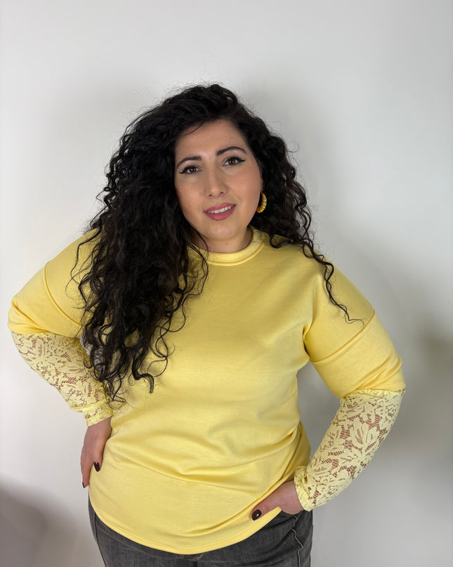 Maglia Linda con merletto