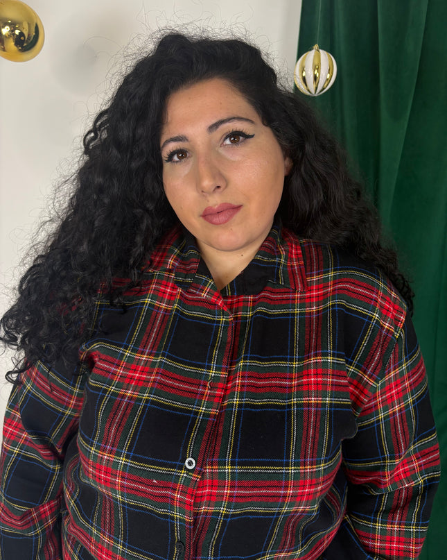 Camicia Tartan Black