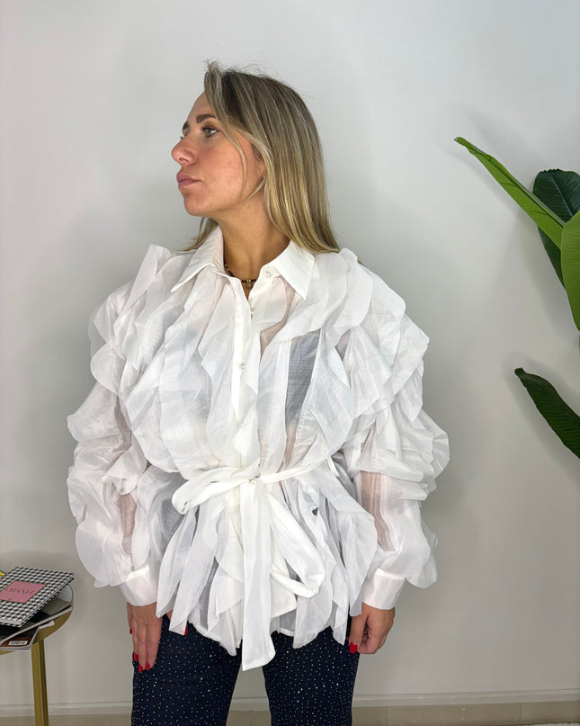 Camicia simil Organza Inid