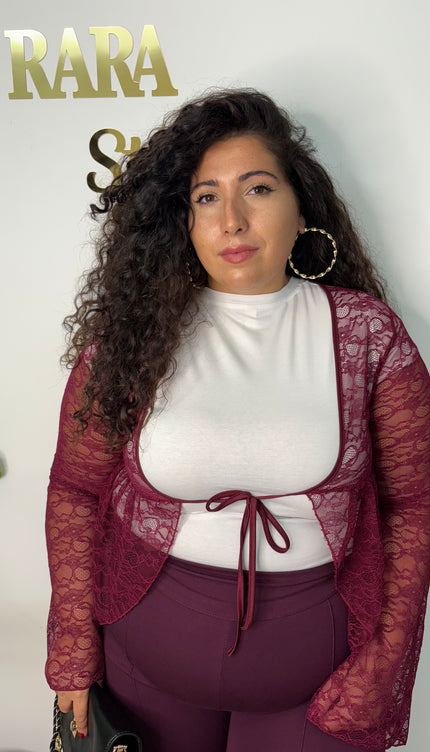 Bolero Angel Bordeaux