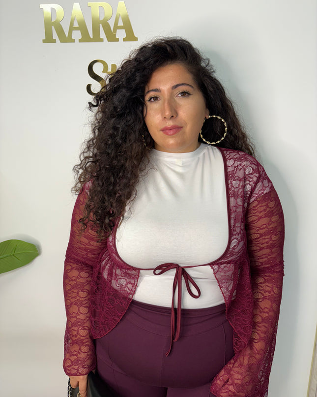 Bolero Angel Bordeaux