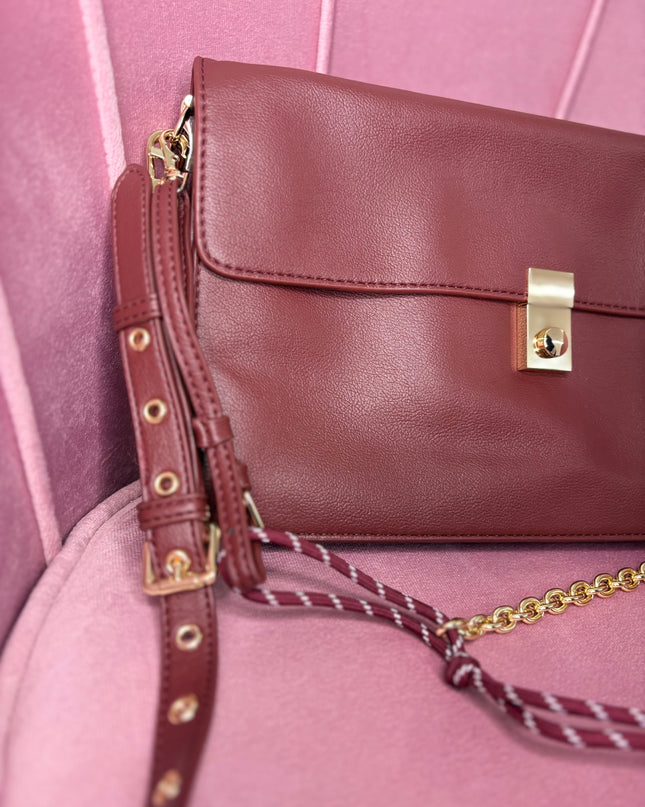 Borsa Lilly Charms Bordeaux