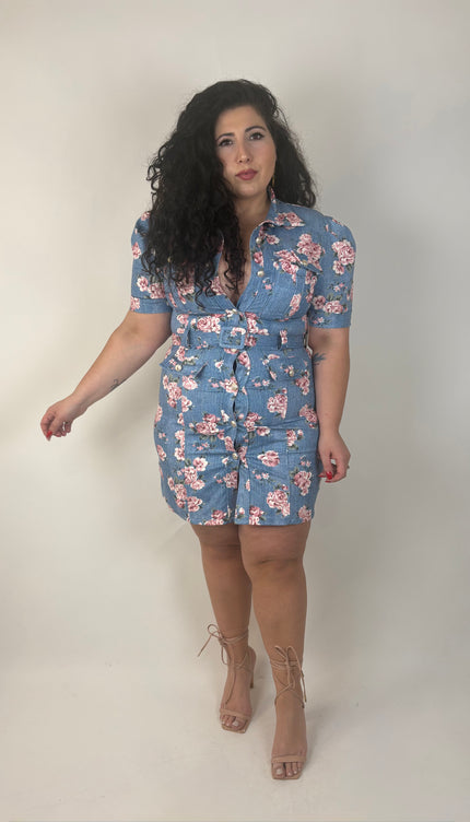 Abito Carlotta Fake Denim