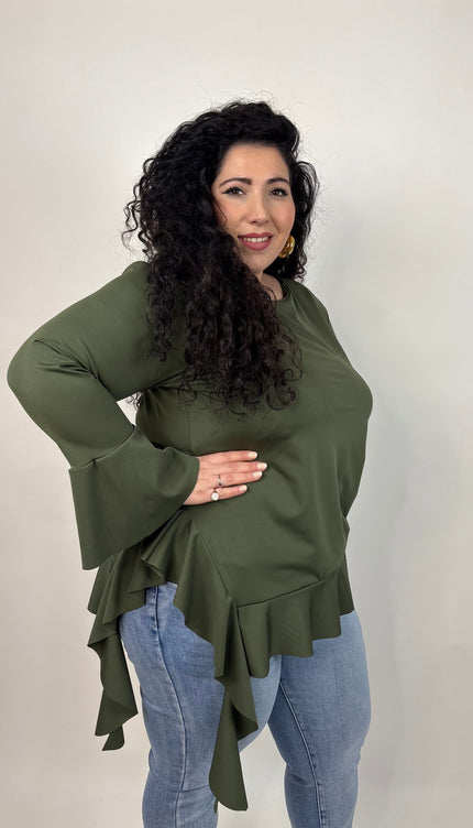 Maglia Rouches Trasversale