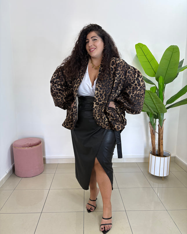 Gonna Ecopelle con fiocco