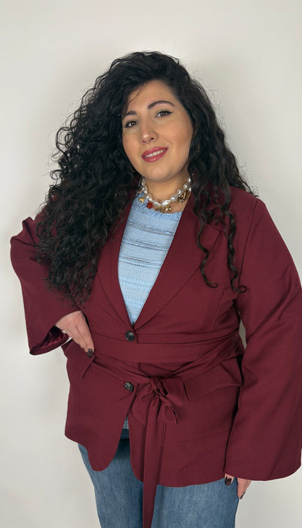 Giacca Kimono con Fusciacca