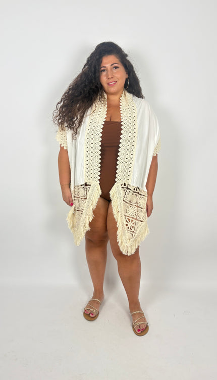 Kimono Macrame’ e Cotone
