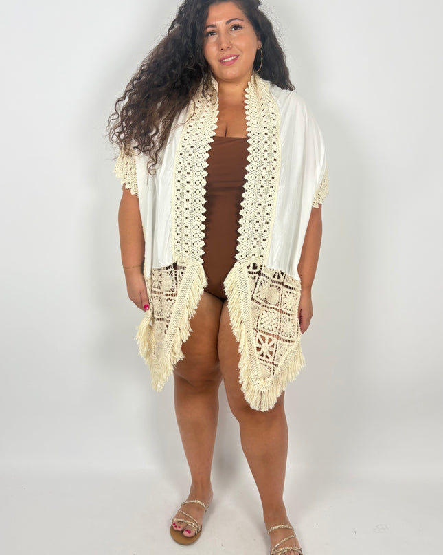 Kimono Macrame’ e Cotone