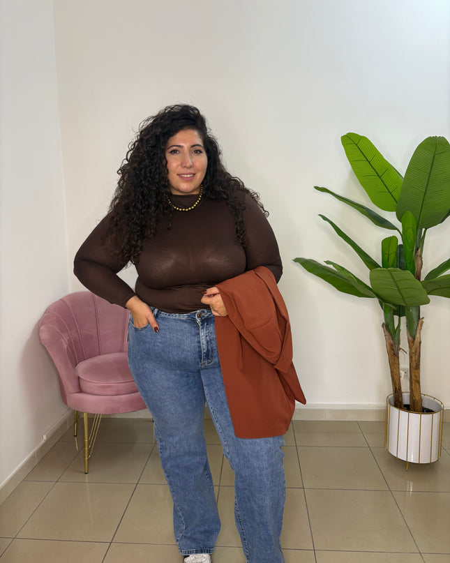 Body semitrasparente Brown