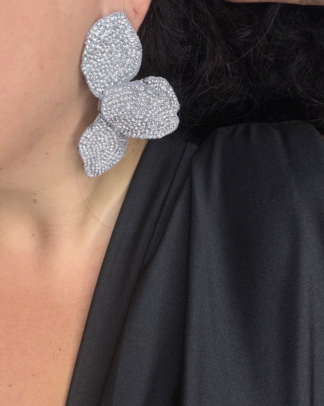 Orecchini Shimmer Flower Silver