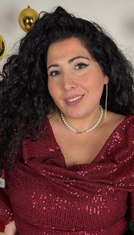 Orecchini Filo Swarovsky