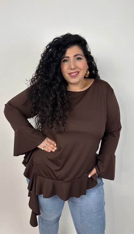 Maglia Rouches Trasversale