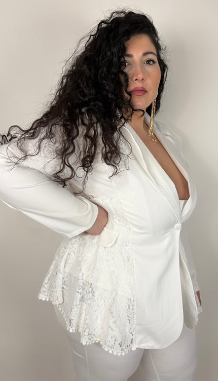 Tailleur Malika White