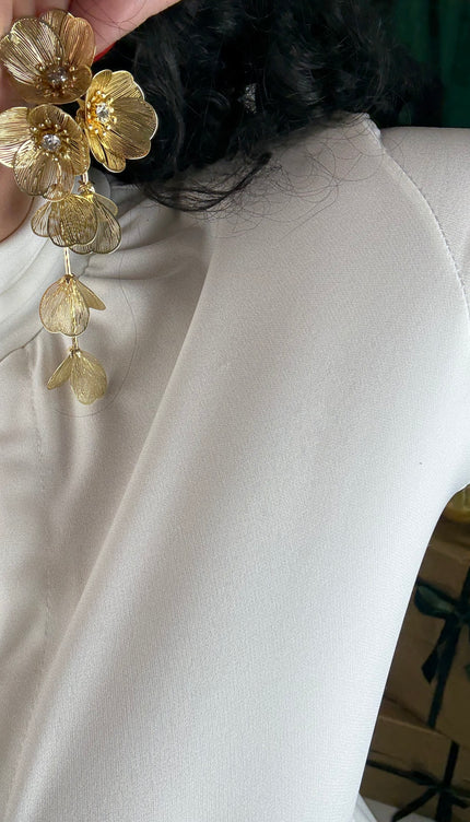 Orecchini Cascata di fiori