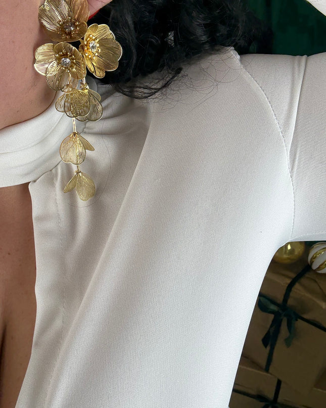 Orecchini Cascata di fiori