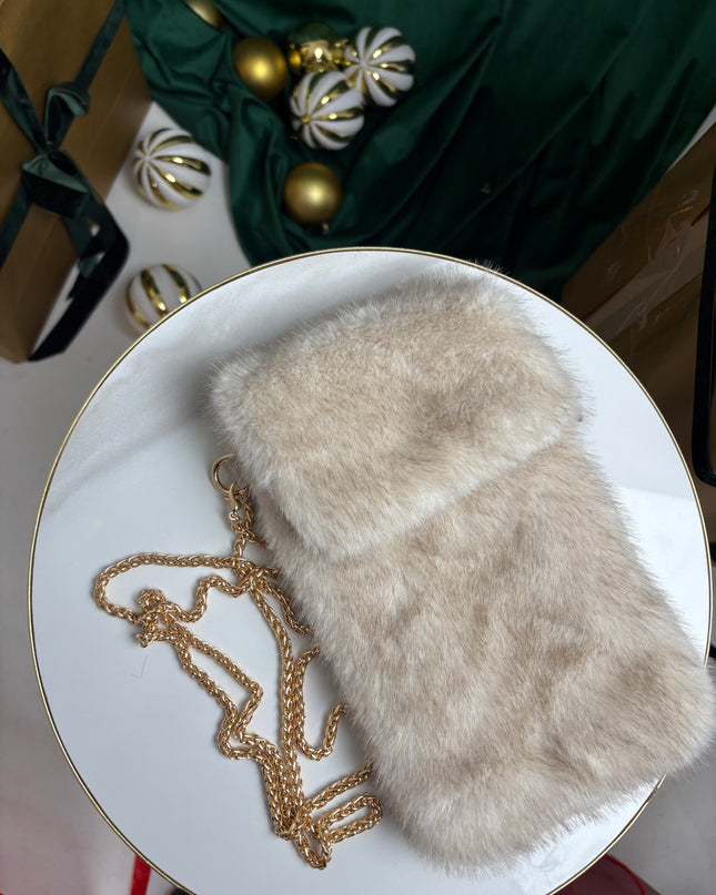 Porta Cellulare Pelliccia