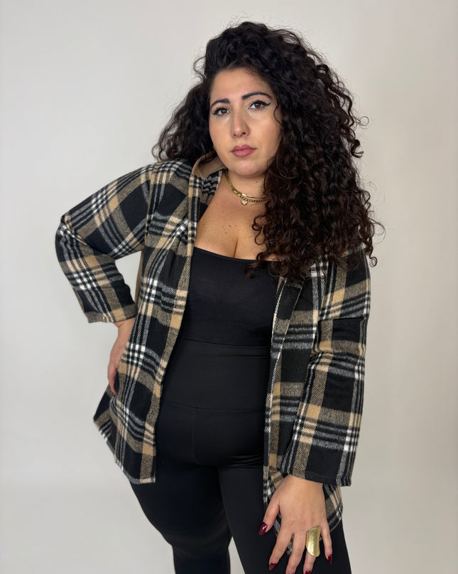 Camicia Flanella con cappuccio