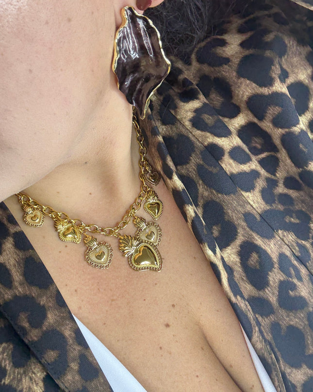 Orecchini Chic Brown