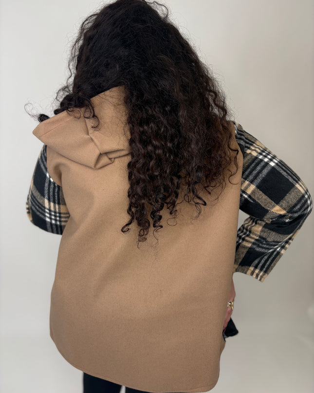 Camicia Flanella con cappuccio