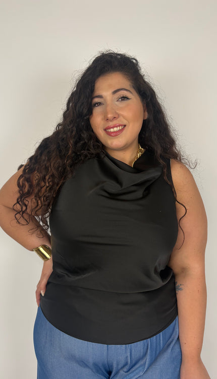 Top in satin