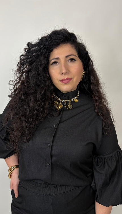 Coordinato Denim Balloon