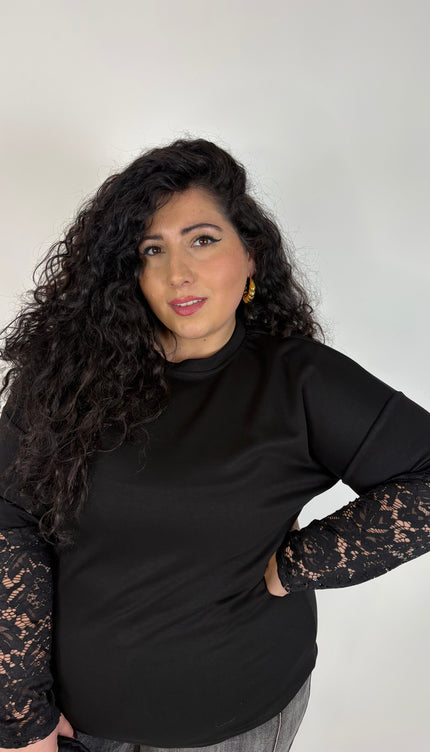 Maglia Linda con merletto