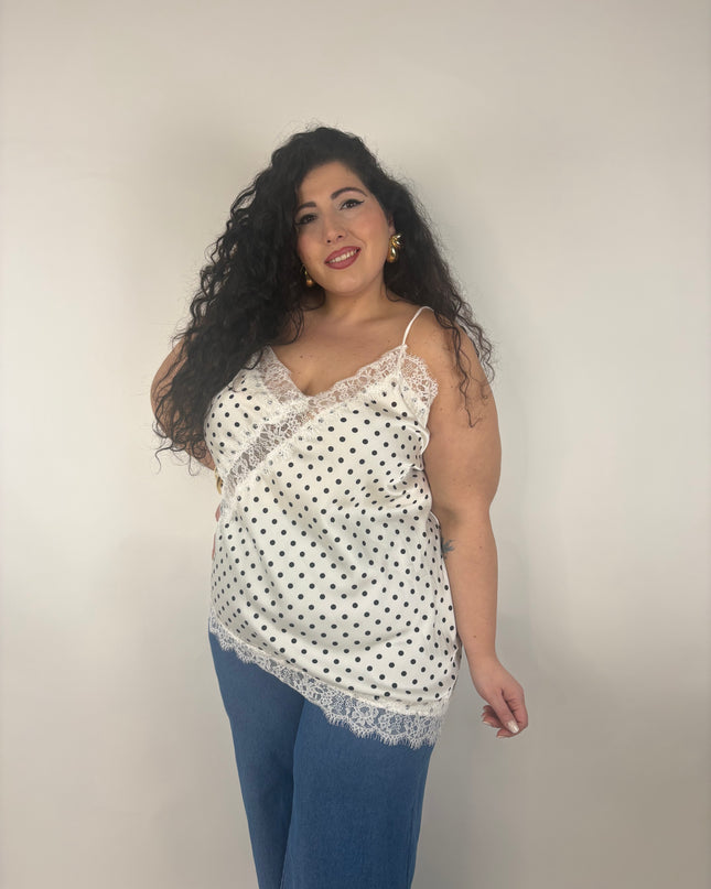 Top Trasversale Pois e Pizzo