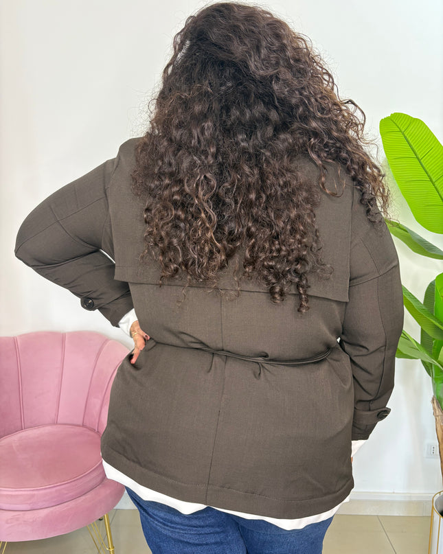 Giacca mod.Trench Brown