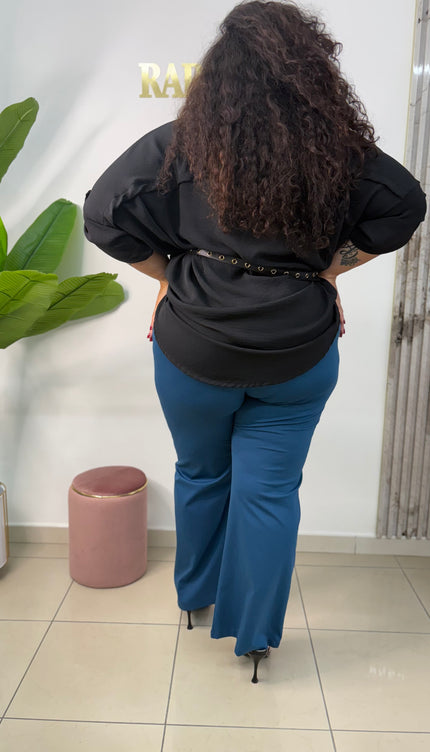 Pantalone Lisa petrolio