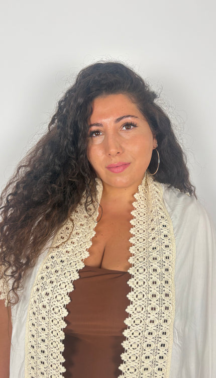 Kimono Macrame’ e Cotone