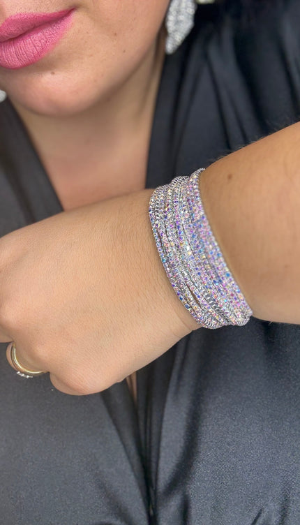 Set di 12 bracciali SILVER